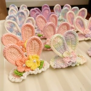 Handmade Hair Clips Crochet Hair Pin Gift for Girls